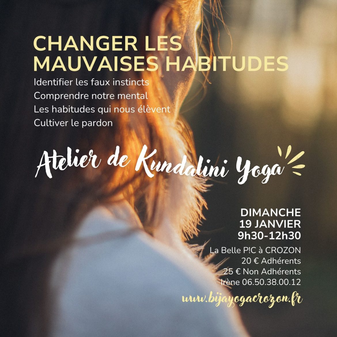 CHANGER LES MAUVAISES HABITUDES