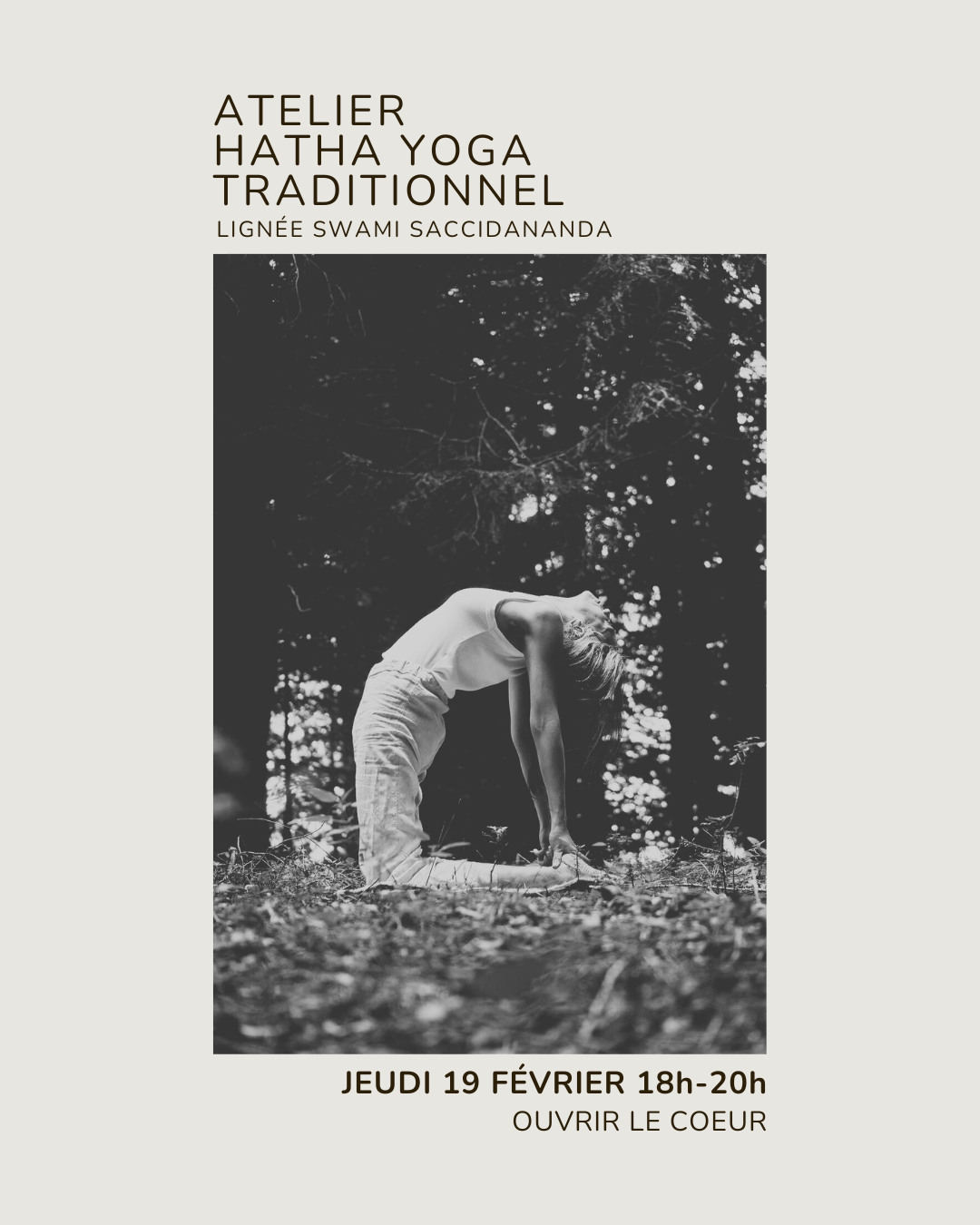 Extension arrière & ouverture du cœur – 19 Fév