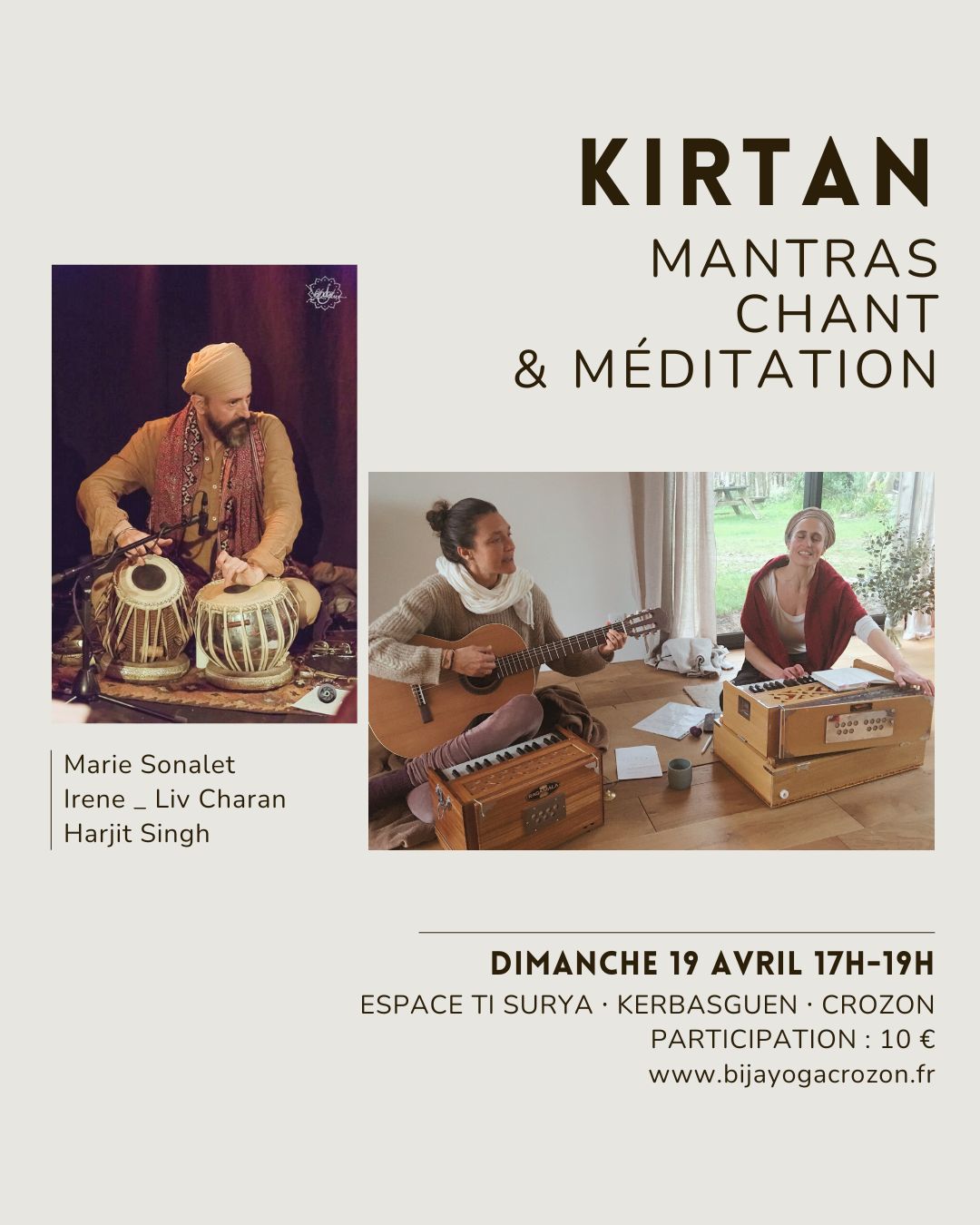 Kirtan – 19 Avril
