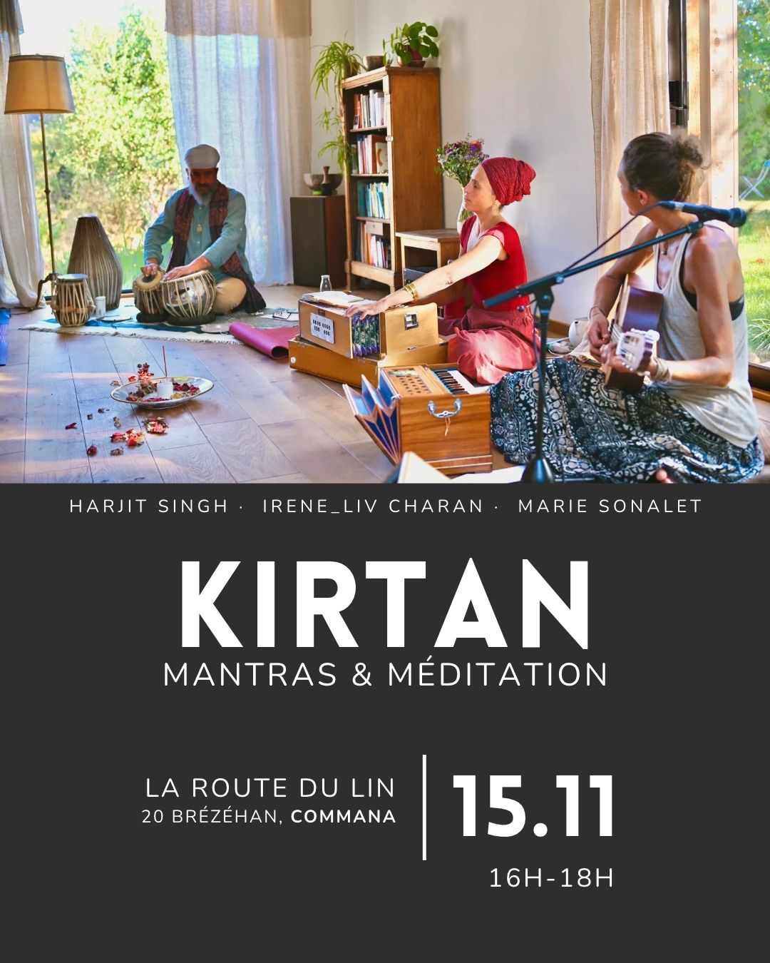Kirtan à Commana – 15 Novembre
